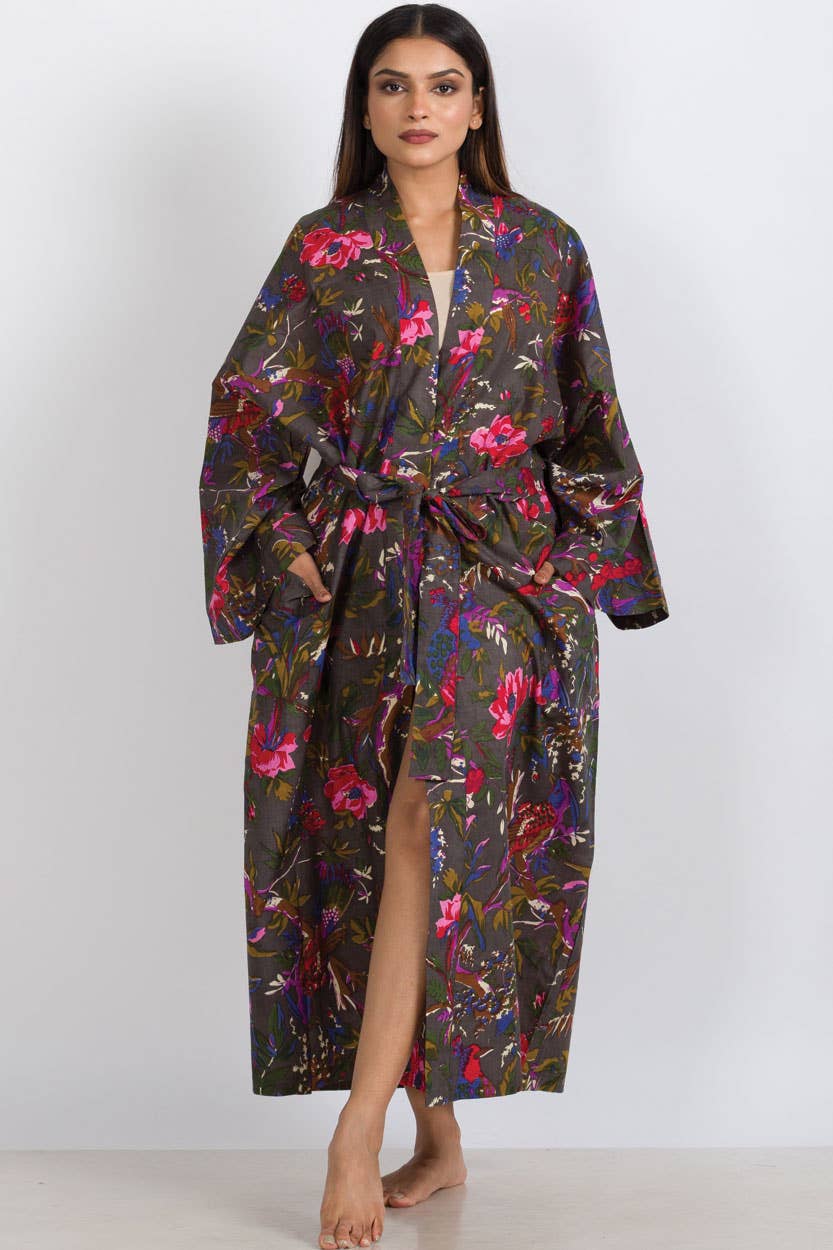 Cotton Kimono Robes Sevya Handmade