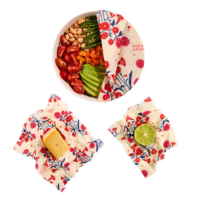 Bee's Wrap - New! Assorted 3 Pack - Full Bloom