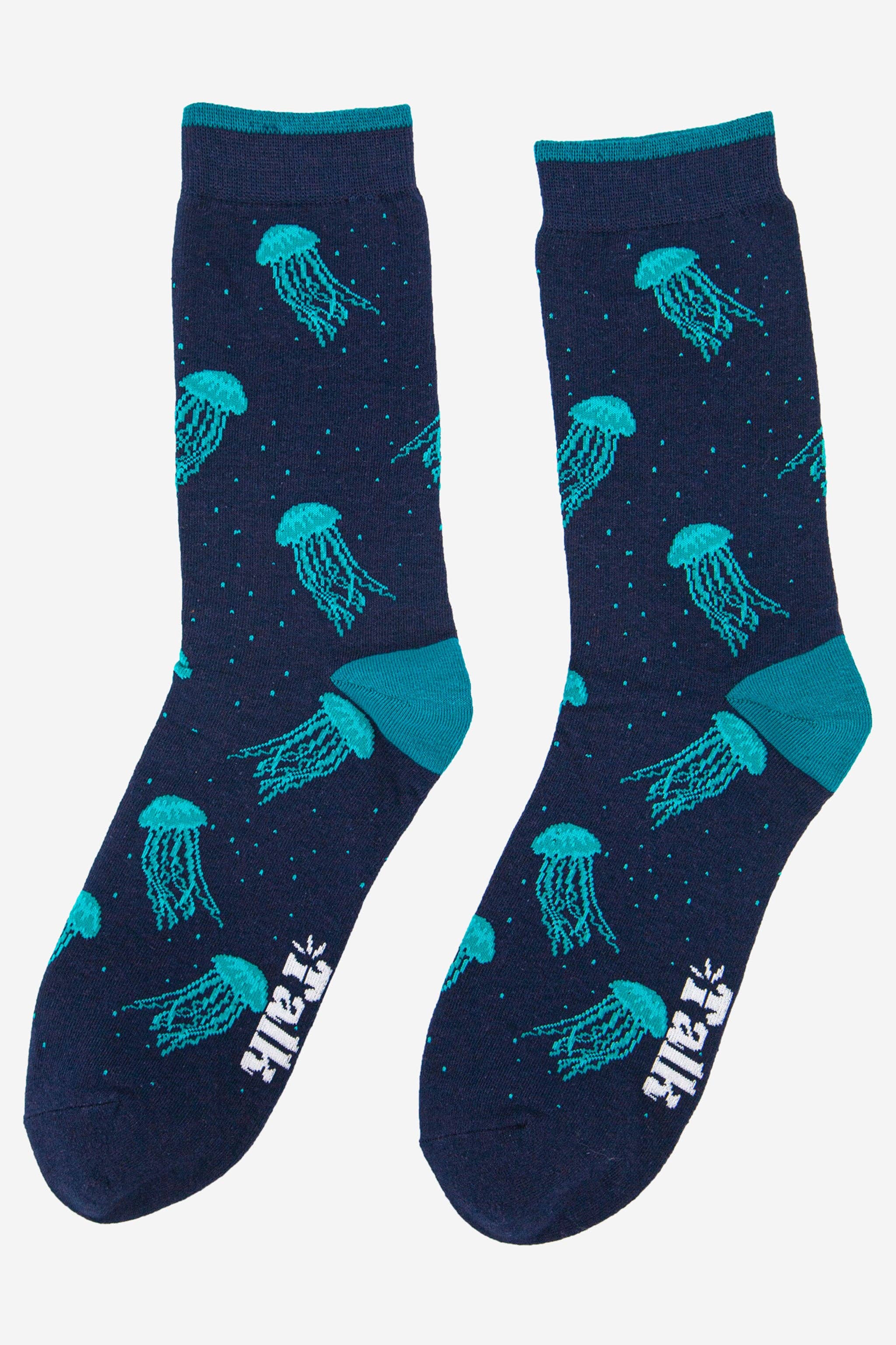 Men's Floating Jellyfish Bamboo Socks