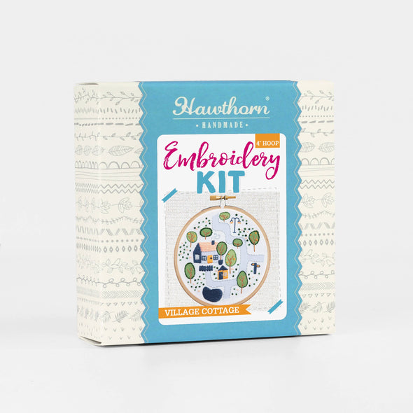 Village Cottage Mini Embroidery Kit