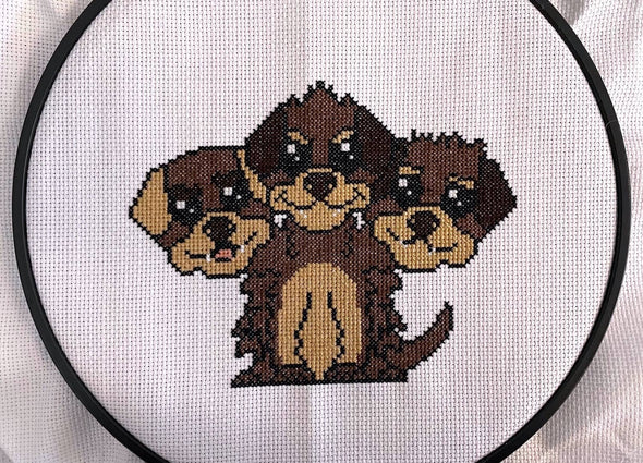 Cerberus Counted Cross Stitch DIY KIT