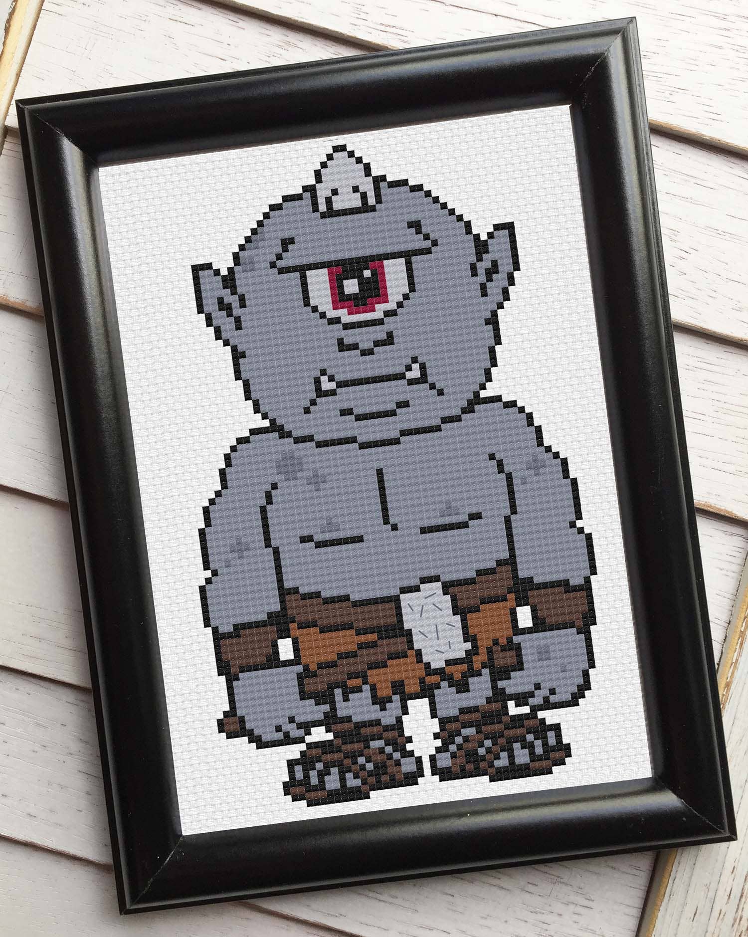 Cyclops Counted Cross Stitch DIY KIT