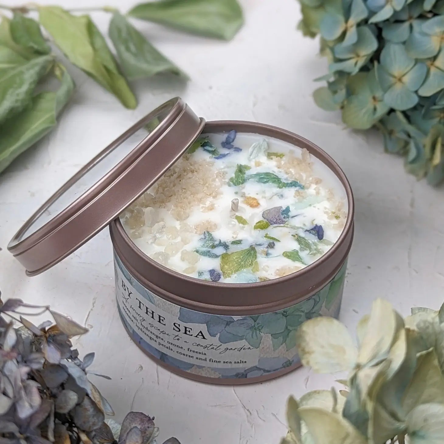 By the Sea - Hydrangea and Sea Salt Candle