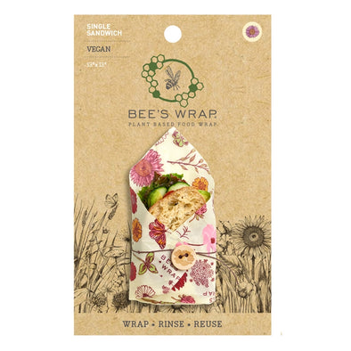 Bee's Wrap - Plant-Based Sandwich Wrap - Meadow Magic