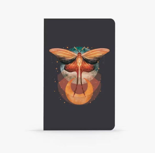 Cosmic Moth Layflat Notebook