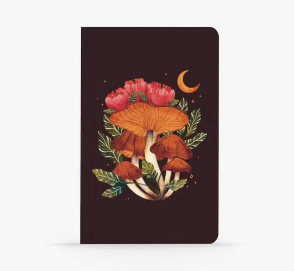 Midnight Mushroom Layflat Notebook