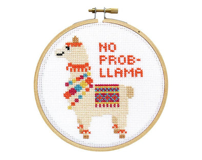 No Prob-llama Cross Stitch Kit