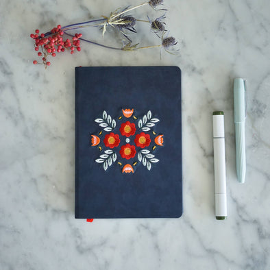 Evelynn Embroidered Layflat Journal