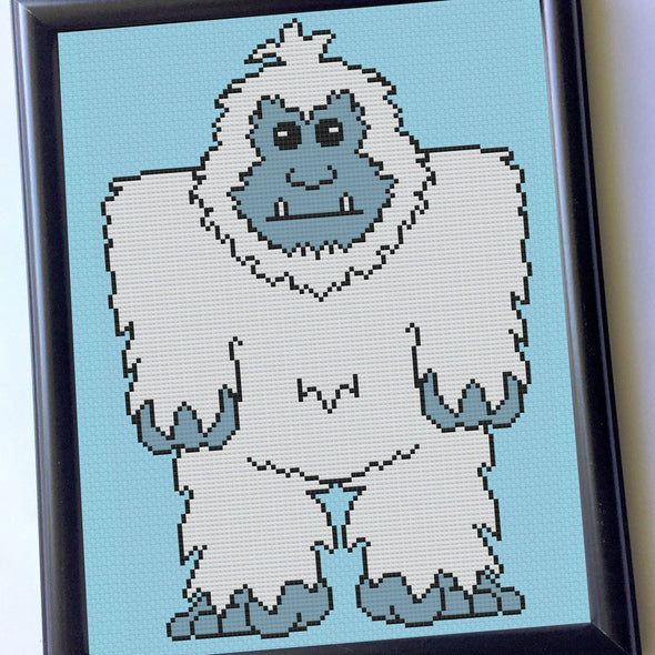 Yeti Counted Cross Stitch DIY KIT