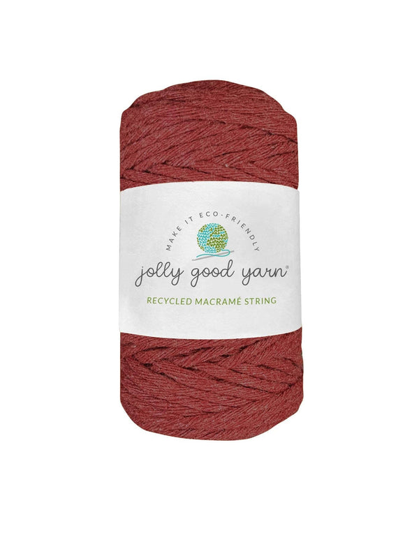 Collegiate Red 3mm Macrame String (50m)