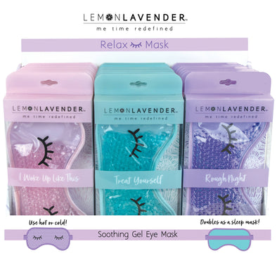 Lemon Lavender Gel Masks: If Looks Could Chill