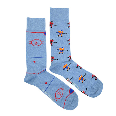 Socks | Hockey Player & Rink | Sports | Fun Socks