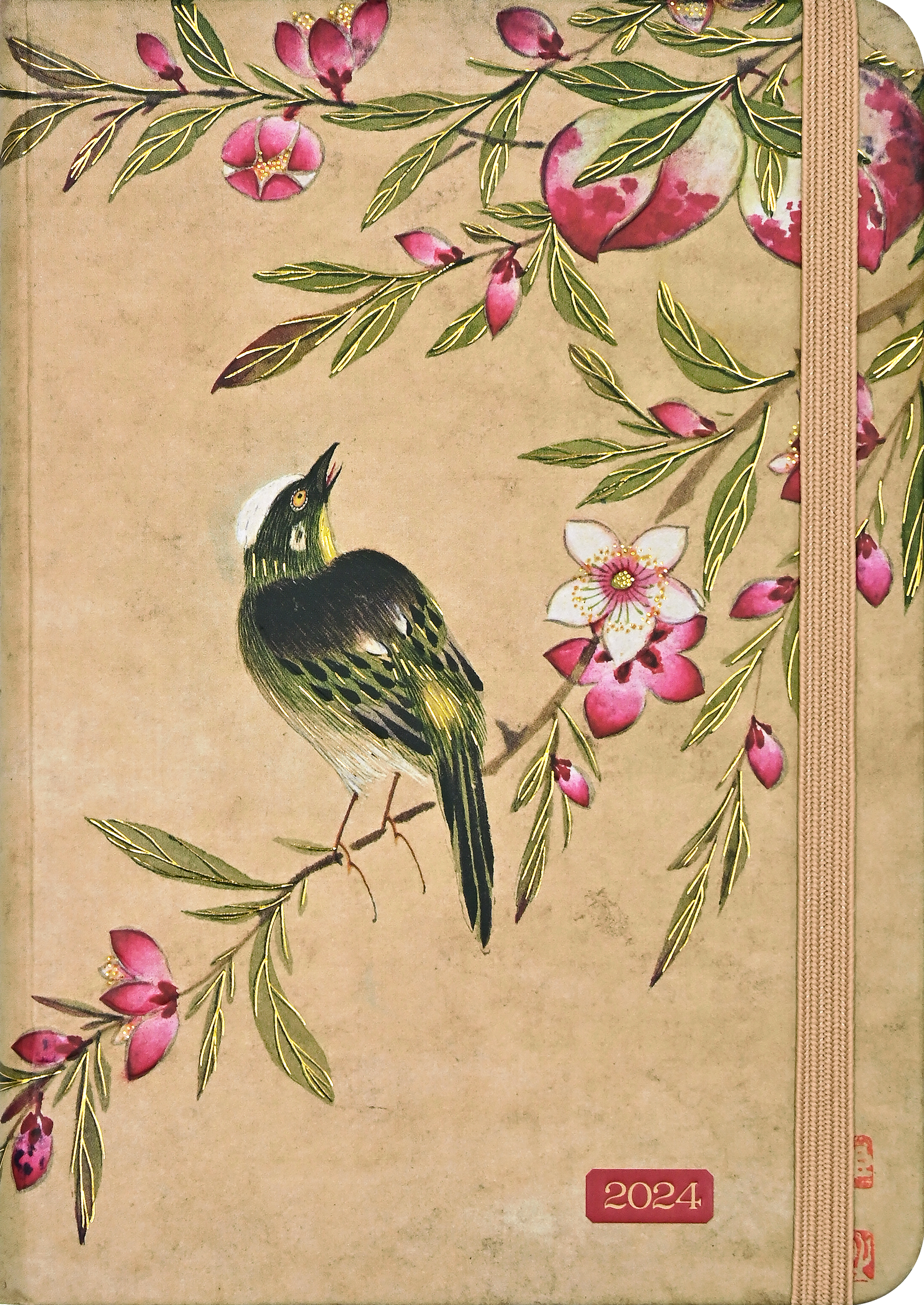 2024 Peach Blossoms Weekly Planner