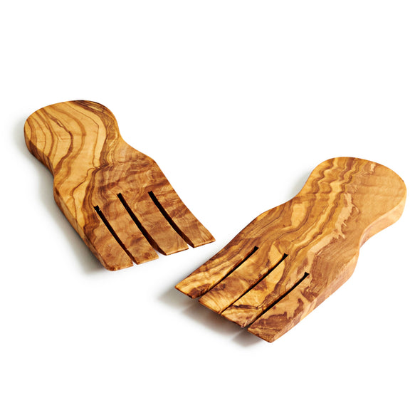 Olive Wood Serving Hands (Set of 2)