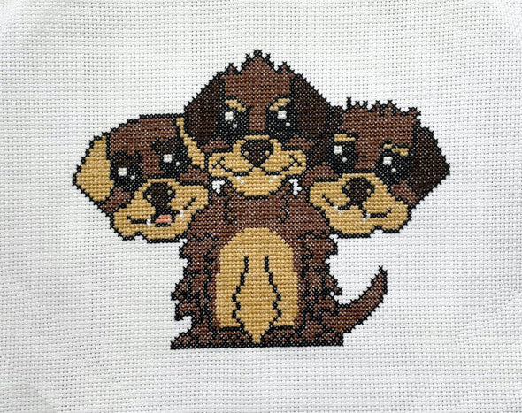 Cerberus Counted Cross Stitch DIY KIT