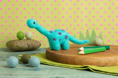 Diplodocus Mini Needle Felting Kit - Hawthorn Handmade