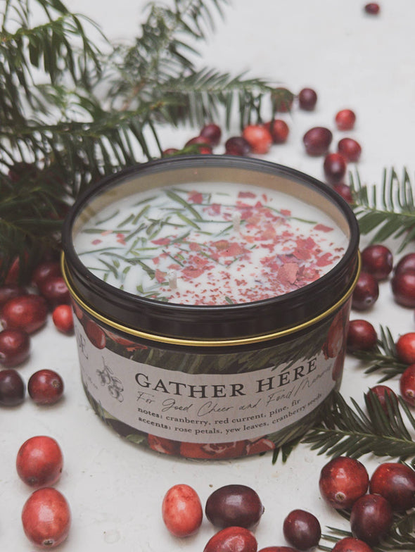 Gather Here - Cranberry Candle