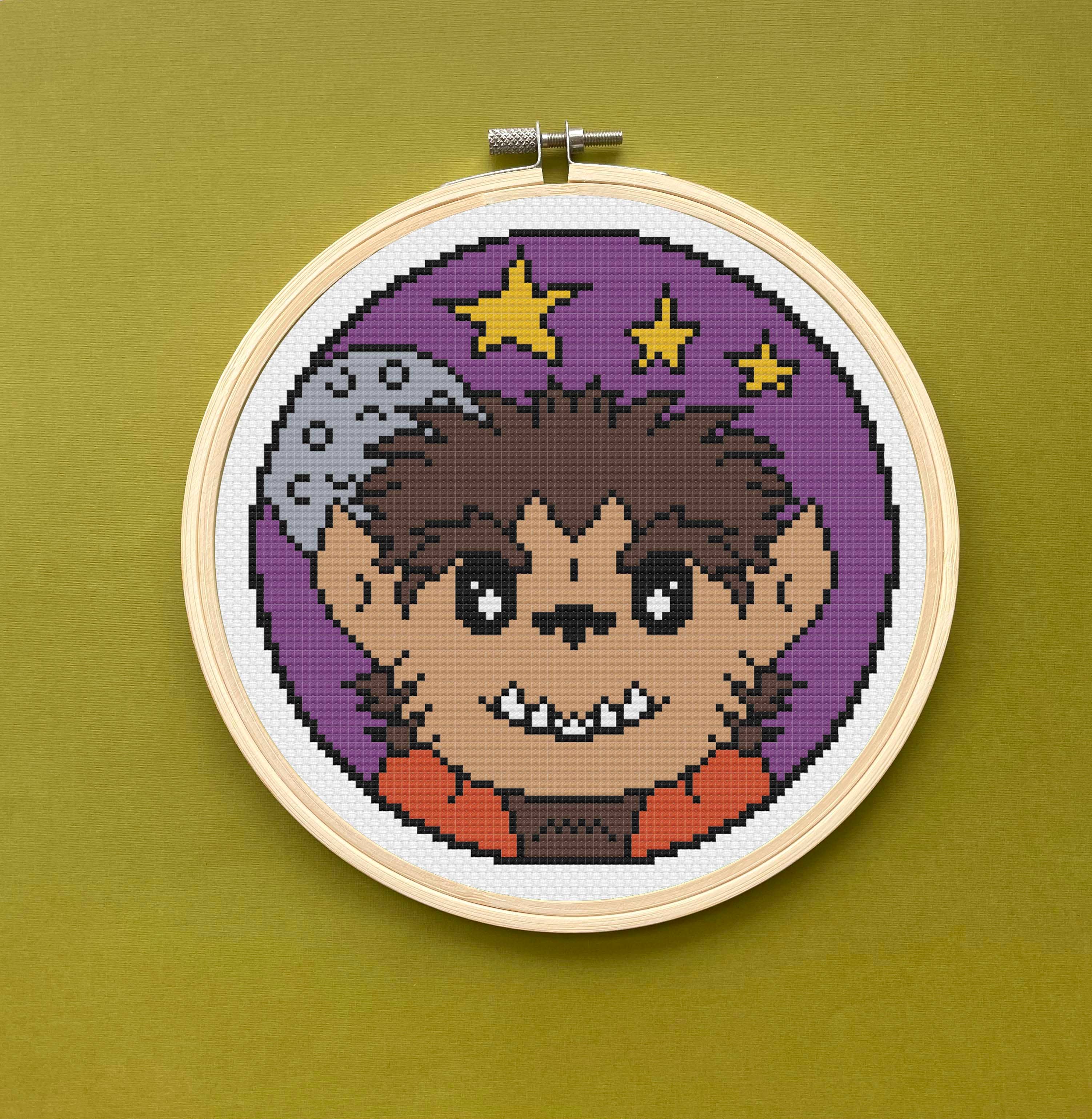 Wolf Boy Monster Cross Stitch Kit