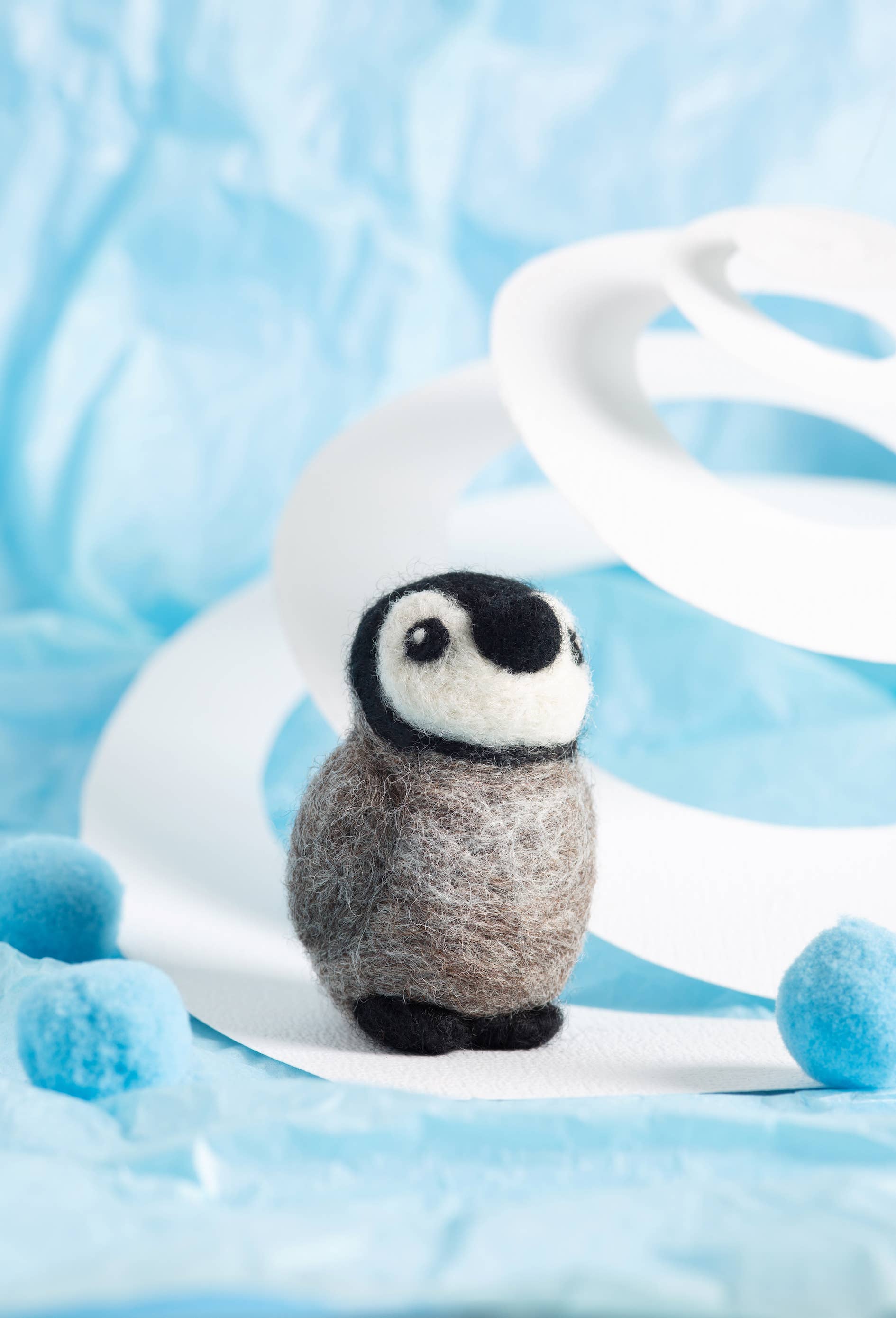 Baby Penguin Mini Felting Kit