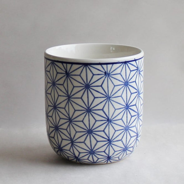 Blue and White Ceramic Pot-Garden Streets