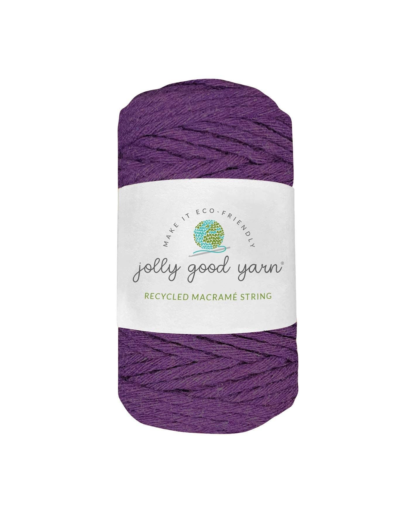 Deep Purple 3mm Macrame String (50m)