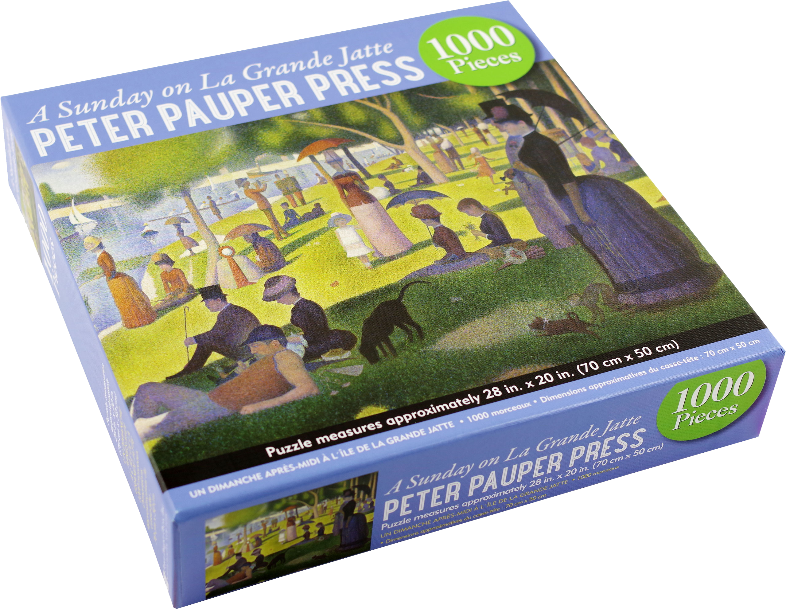 A Sunday on La Grande Jatte 1000 Piece Jigsaw Puzzle