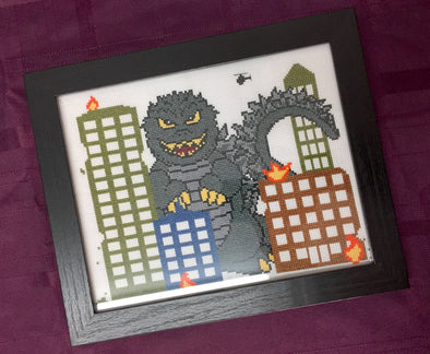 Monster Mayhem Counted Cross Stitch DIY KIT