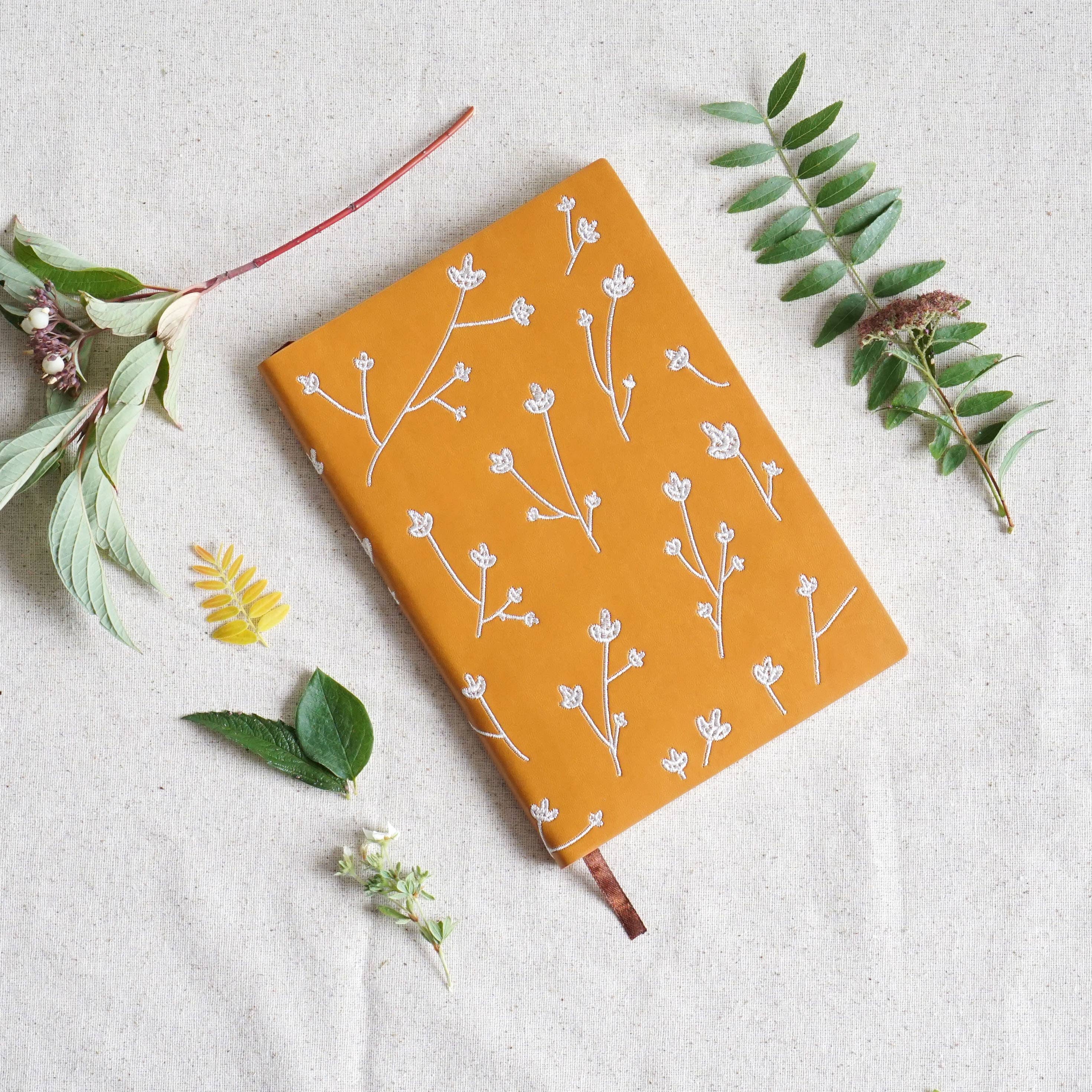 Samantha Embroidered Layflat Journal