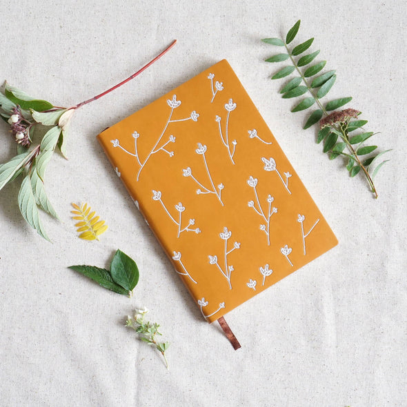 Samantha Embroidered Layflat Journal