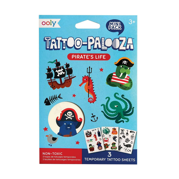 Mini Temporary Tattoos - Pirate's Life