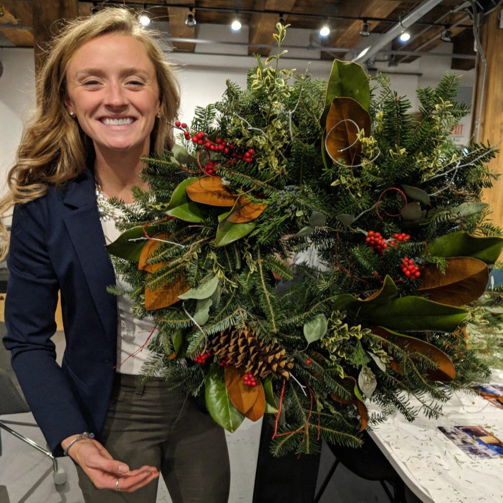 CanalSide Food + Drink Event: Evergreen Winter Wreath Making