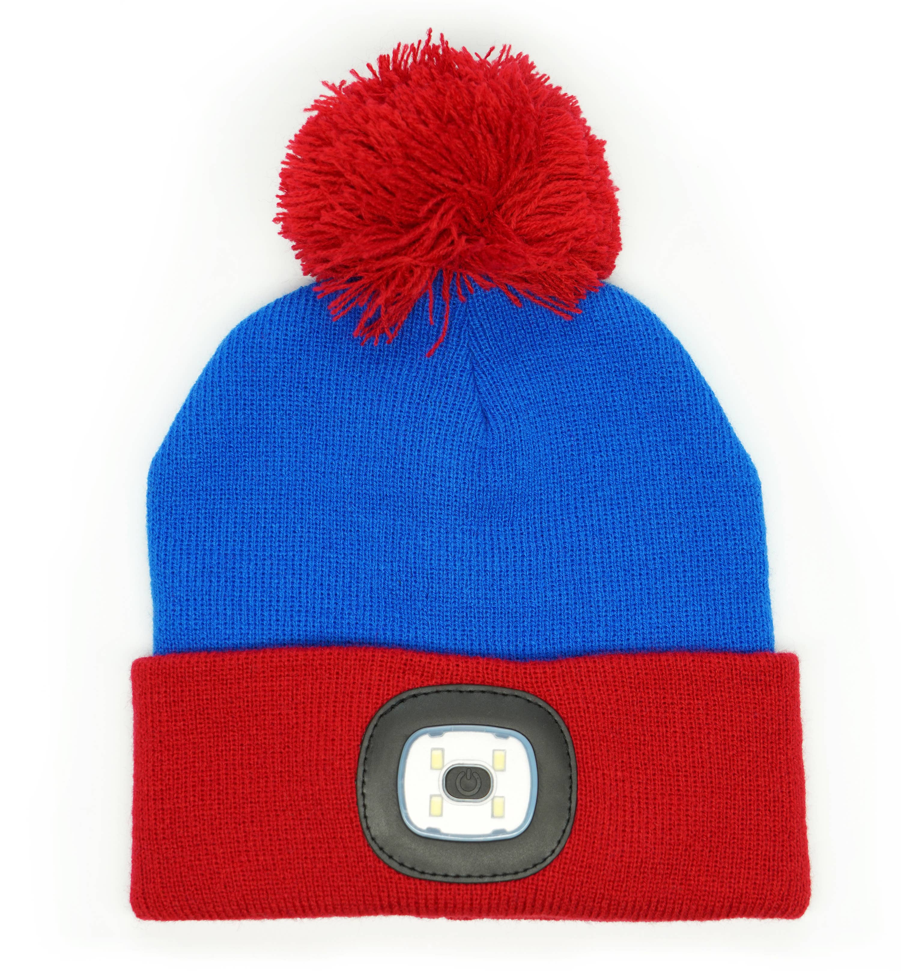 Night Scope Kid's Rechargeable Led Pom Hat Open Stock